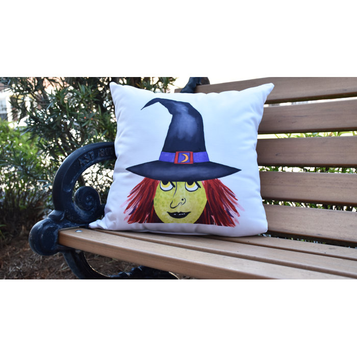 The Holiday Aisle Maser Peek A Boo Witch Halloween Outdoor Throw