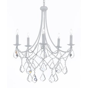 Evon 5-Light Crystal Chandelier