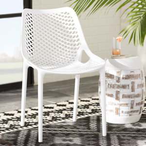 Curnutt  Stacking Patio Dining Chair (Set of 2)