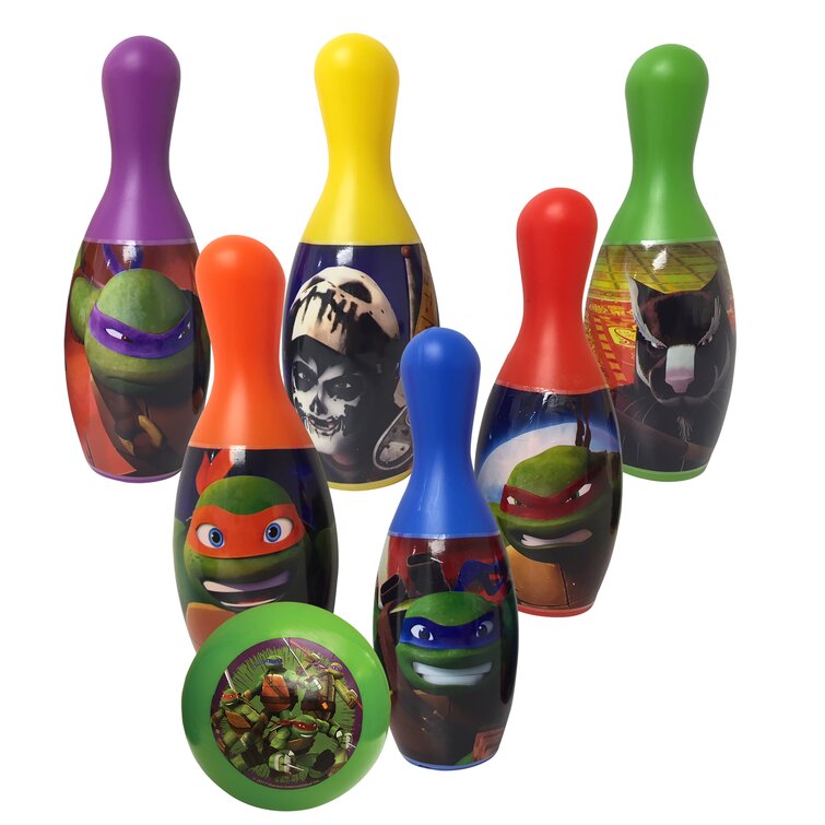 tmnt bowling set