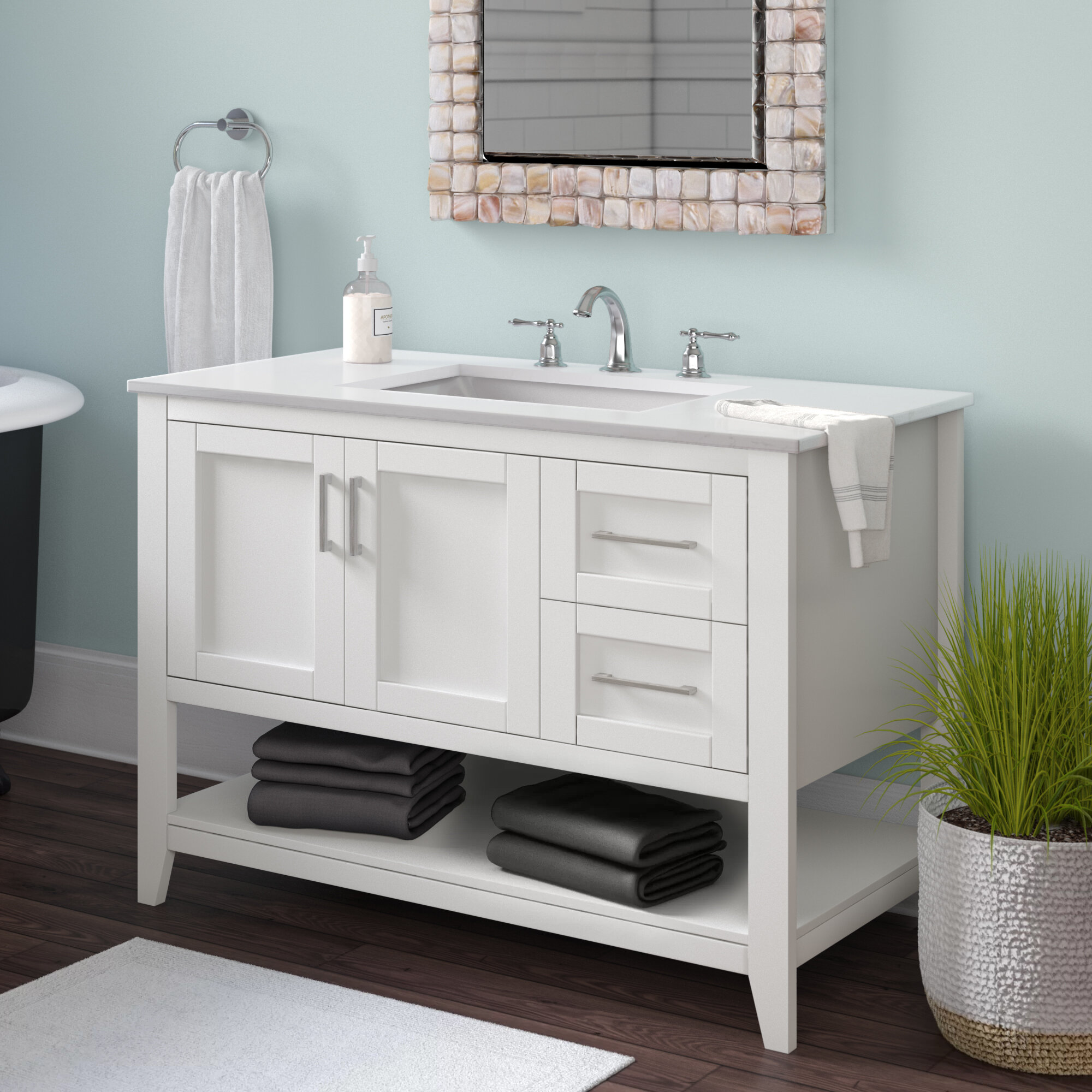 Beachcrest Home Caoimhe 42 Single Bathroom Vanity Set Reviews Wayfairca