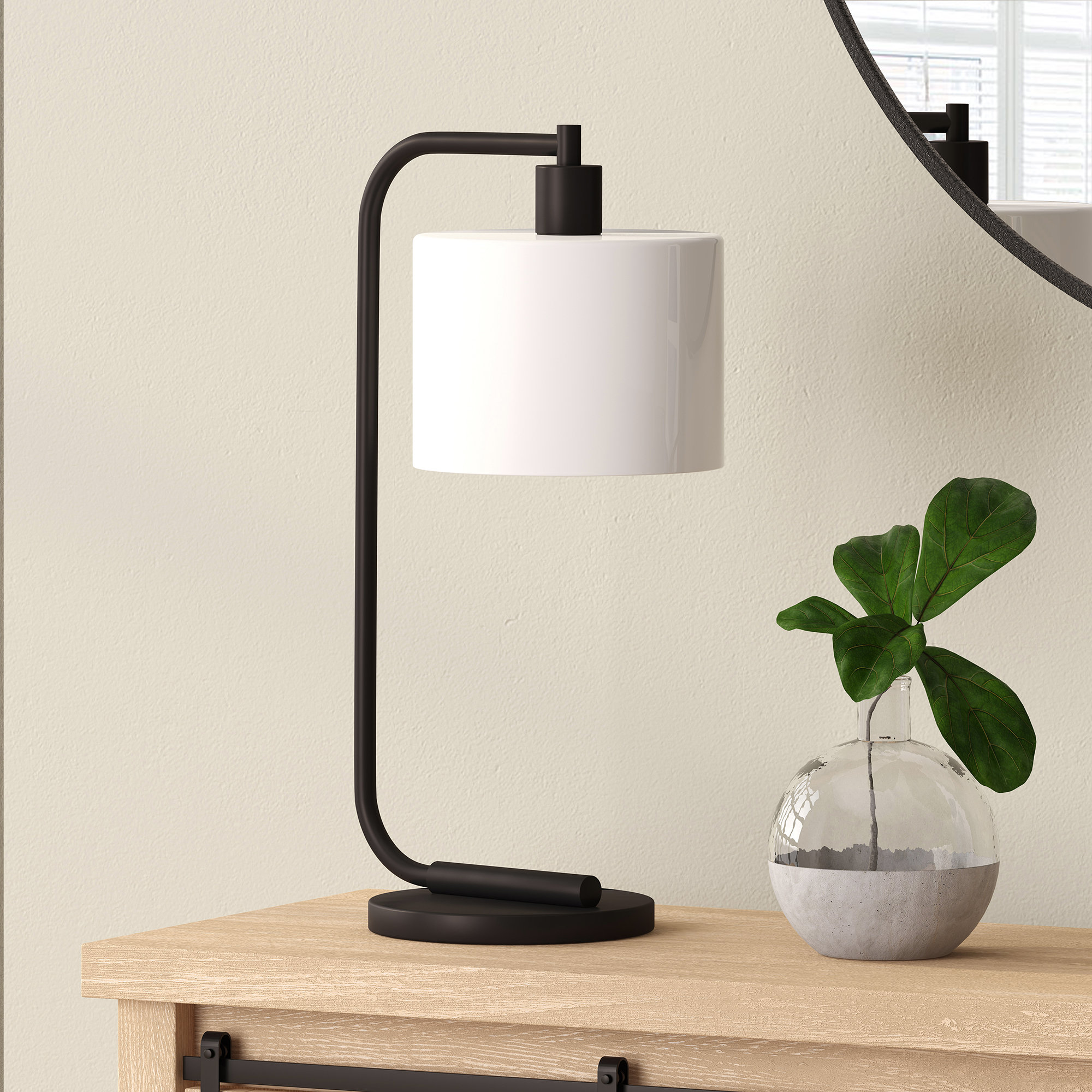 Foundstone Enrique 20 5 Arched Table Lamp Reviews Wayfair