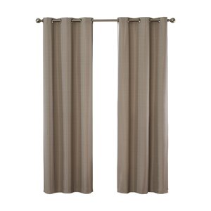 Masontown Solid Blackout Thermal Grommet Single Curtain Panel
