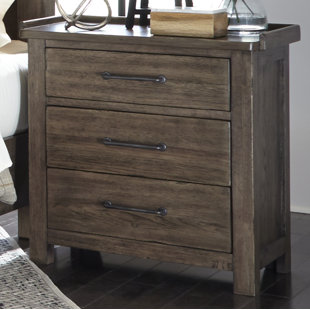 Go to store & view more images Claybrooks 3 Drawer Night Stand by Gracie Oaks