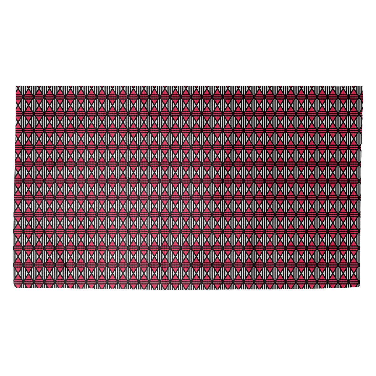 Latitude Run Avicia Lined Diamonds Dobby Indoor Doormat Wayfair