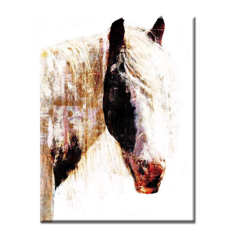 Latitude Run Painted Horse By Norman Wyatt Jr Painting Print On Canvas Wayfair
