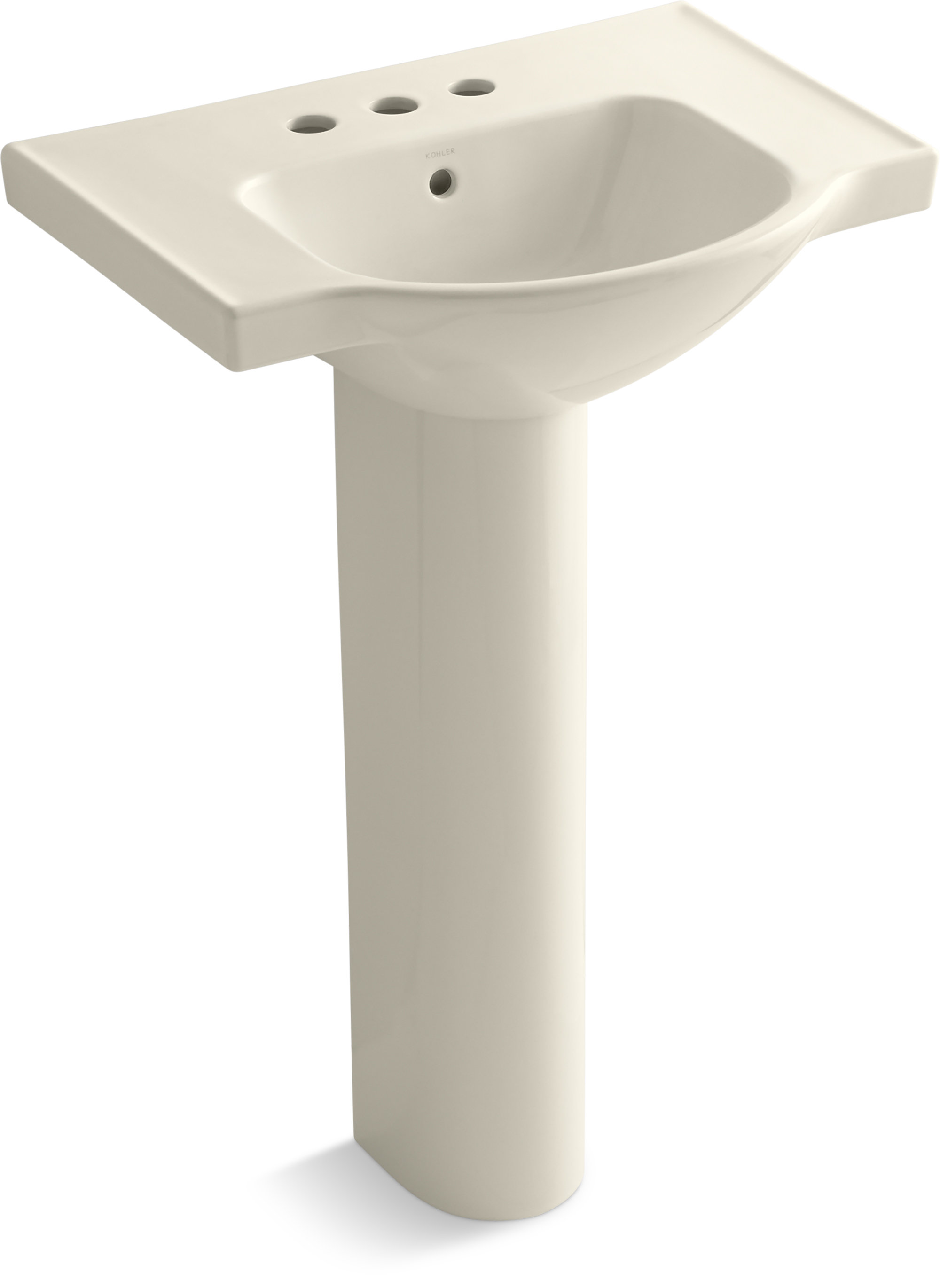 Veer Ceramic Pedestal Bathroom Sink With Overflow Reviews Allmodern