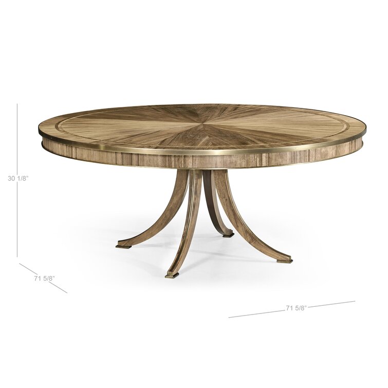 71 inch round dining table