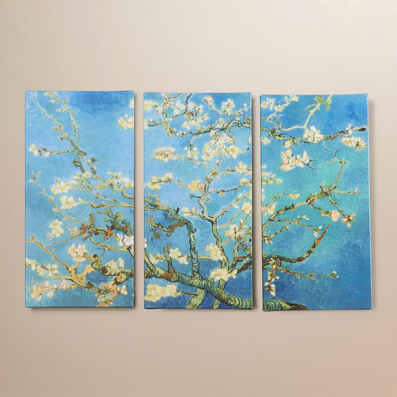 Almond Blossom Vincent van Gogh Art CANVAS PRINT 18x24