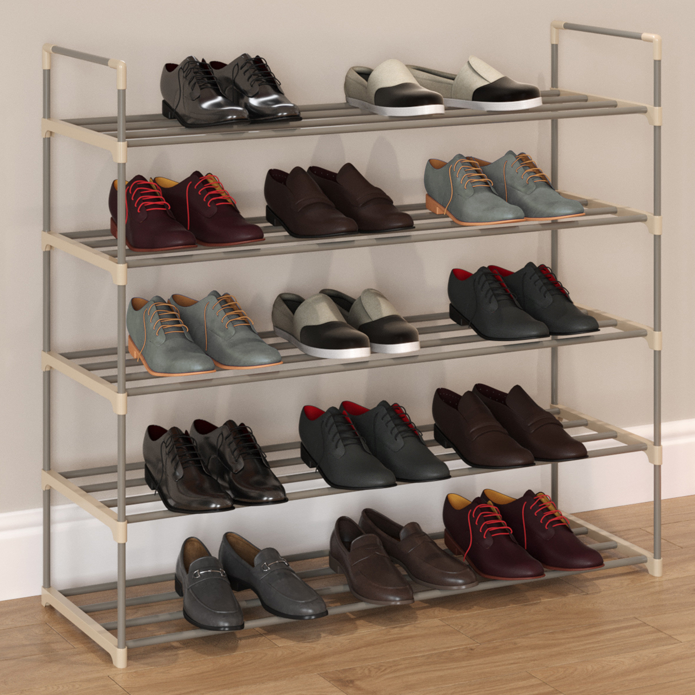 Rebrilliant 30 Pair Shoe Rack Wayfair