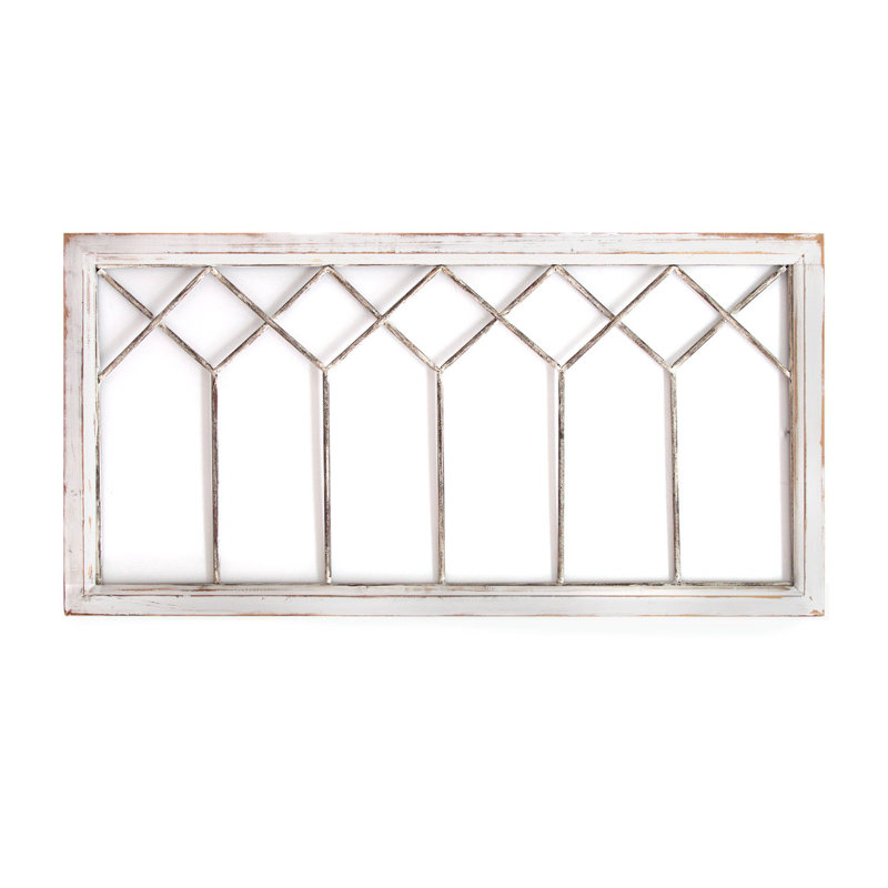 August Grove Distressed Window Panel Wall Decor Reviews Wayfair