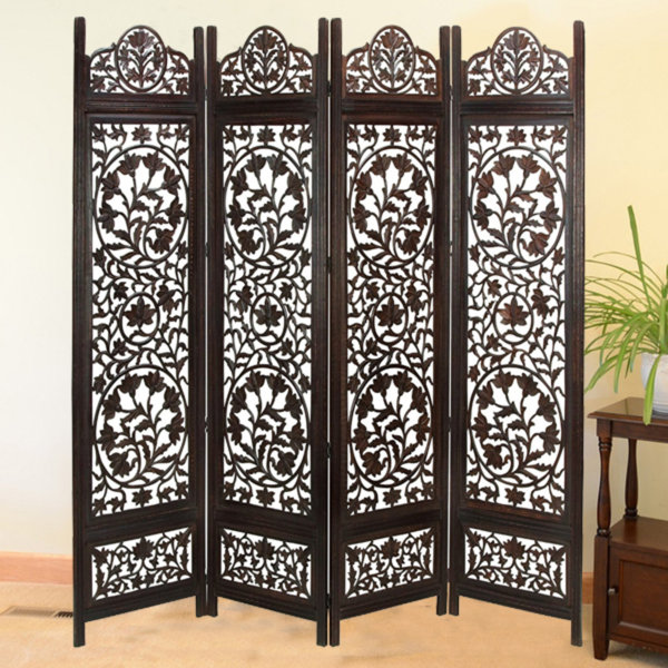 Carved Wood Room Divider Wayfair
