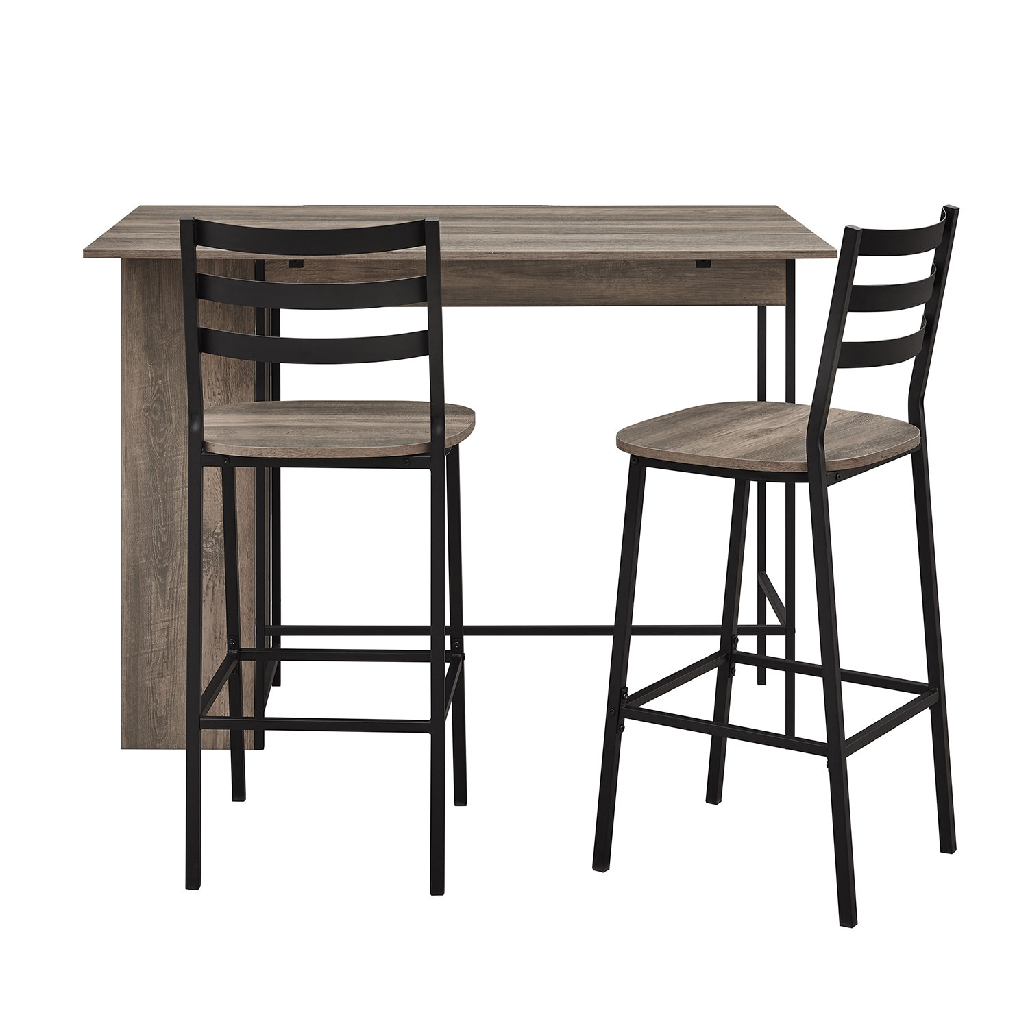 3 piece counter height dining set with storage