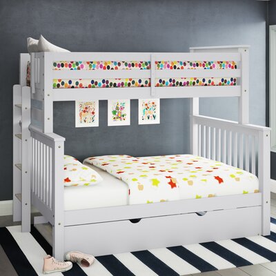 Harriet Bee Treva Bunk Bed With Trundle Bed Frame Color