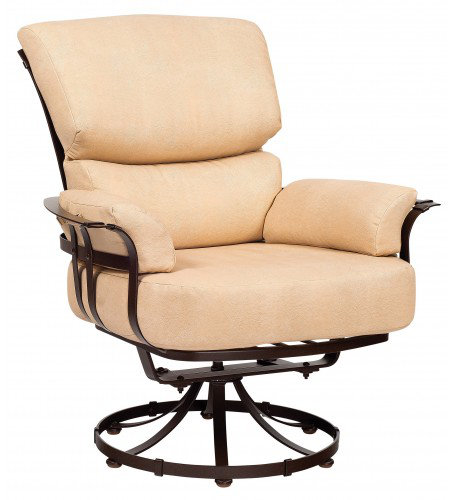 Woodard Atlas Swivel Patio Chair With Cushions Wayfair Atlas Swivel Patio Chair With Cushions