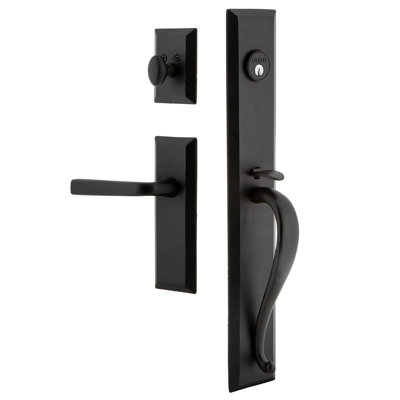 Inactive Exterior Ageless Iron Dummy Entry Set Ageless Iron Handle Orientation Right