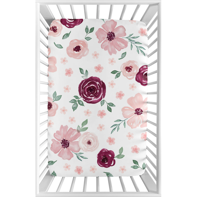 floral crib sheets canada