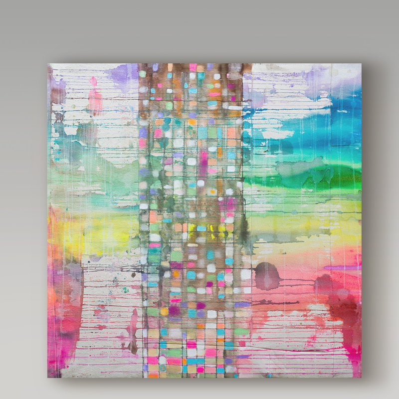 Trademark Art Tree Trunk Magic Acrylic Painting Print On Wrapped