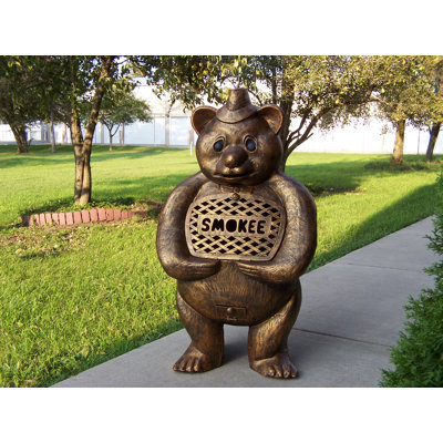 Millwood Pines Johanson Smokee Bear Aluminum Wood Burning Chiminea