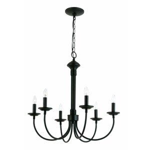 Shaylee 6-Light Candle-Style Chandelier
