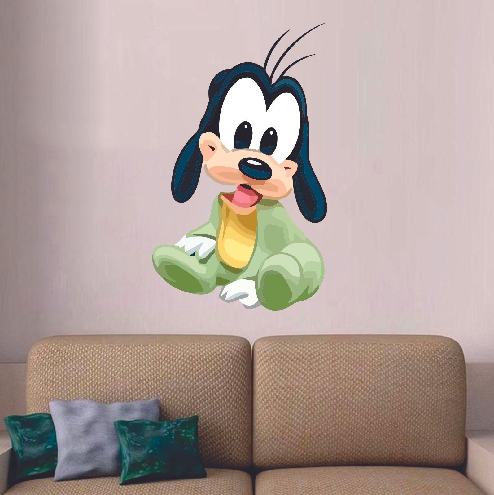 Design With Vinyl Baby Cute Goofy Mickey Mouse Club Cartoon Wall Decal Wayfair