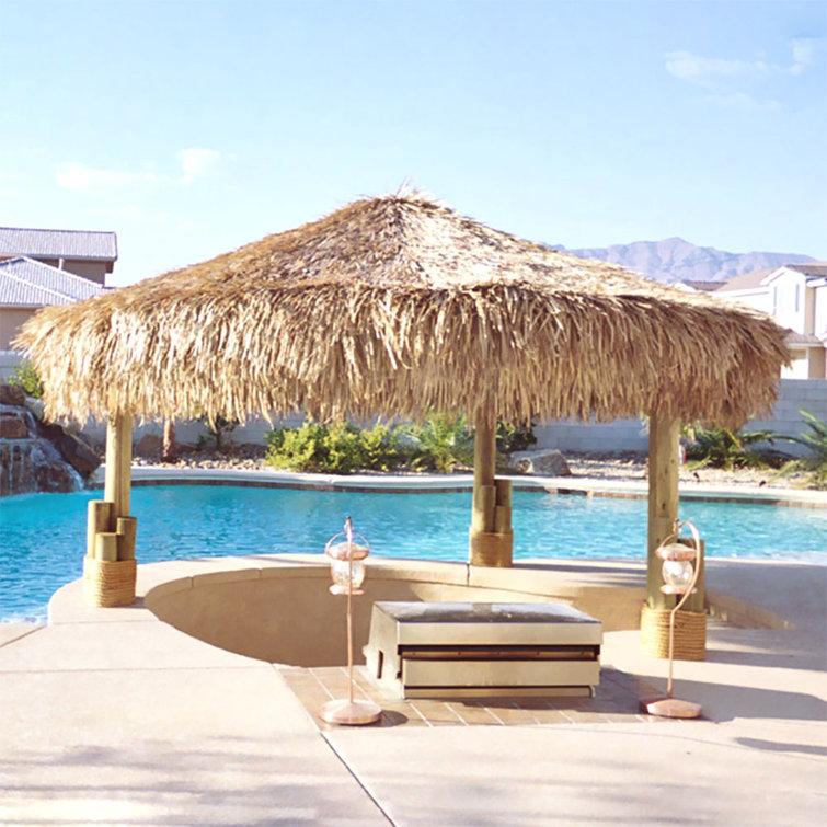 Backyard X Scapes Mexican Palm Thatch Runner Roll Reviews Wayfair