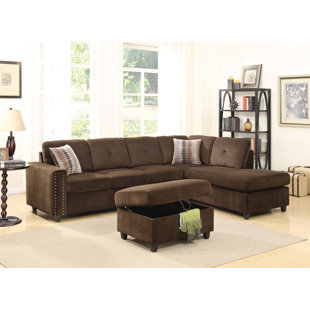 Crowder Reversible Sectional With Ottoman by Red Barrel Studio Coupon
