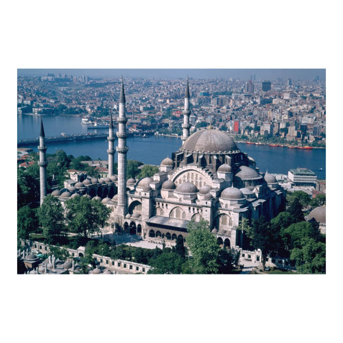 Istanbul Mosque 3.2m x 4.80m Textured Matt Peel & Stick Wall Mural East Urban Home