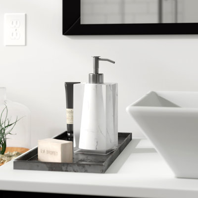Kulas Injected Resin Floating Soap & Lotion Dispenser