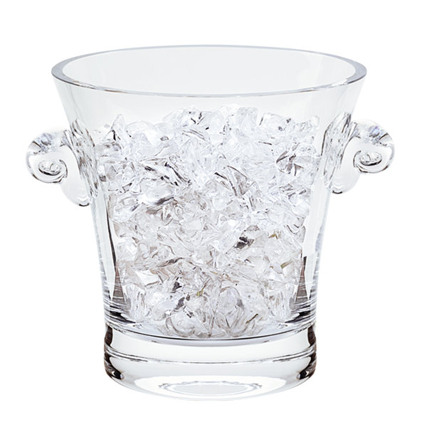 small crystal ice bucket