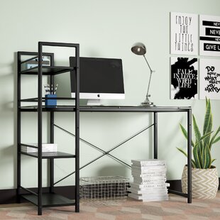 Desk With Attached Bookshelf Wayfair Ca