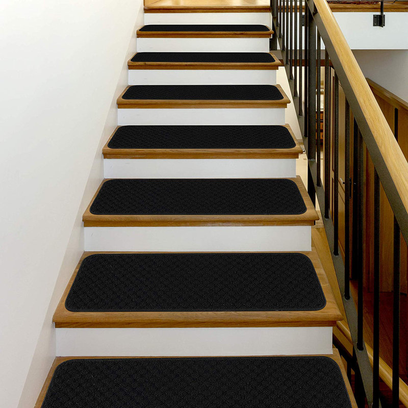Ebern Designs Black Stair Tread Reviews Wayfair