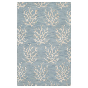 Small Powder Room Rugs Wayfair Escape Powder Blue Area Rug