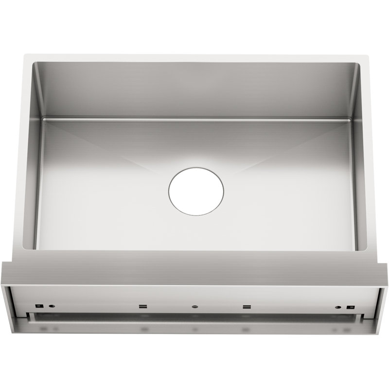 Kohler Tailor 29 5 L X 21 25 W Farmhouse Kitchen Sink Wayfair