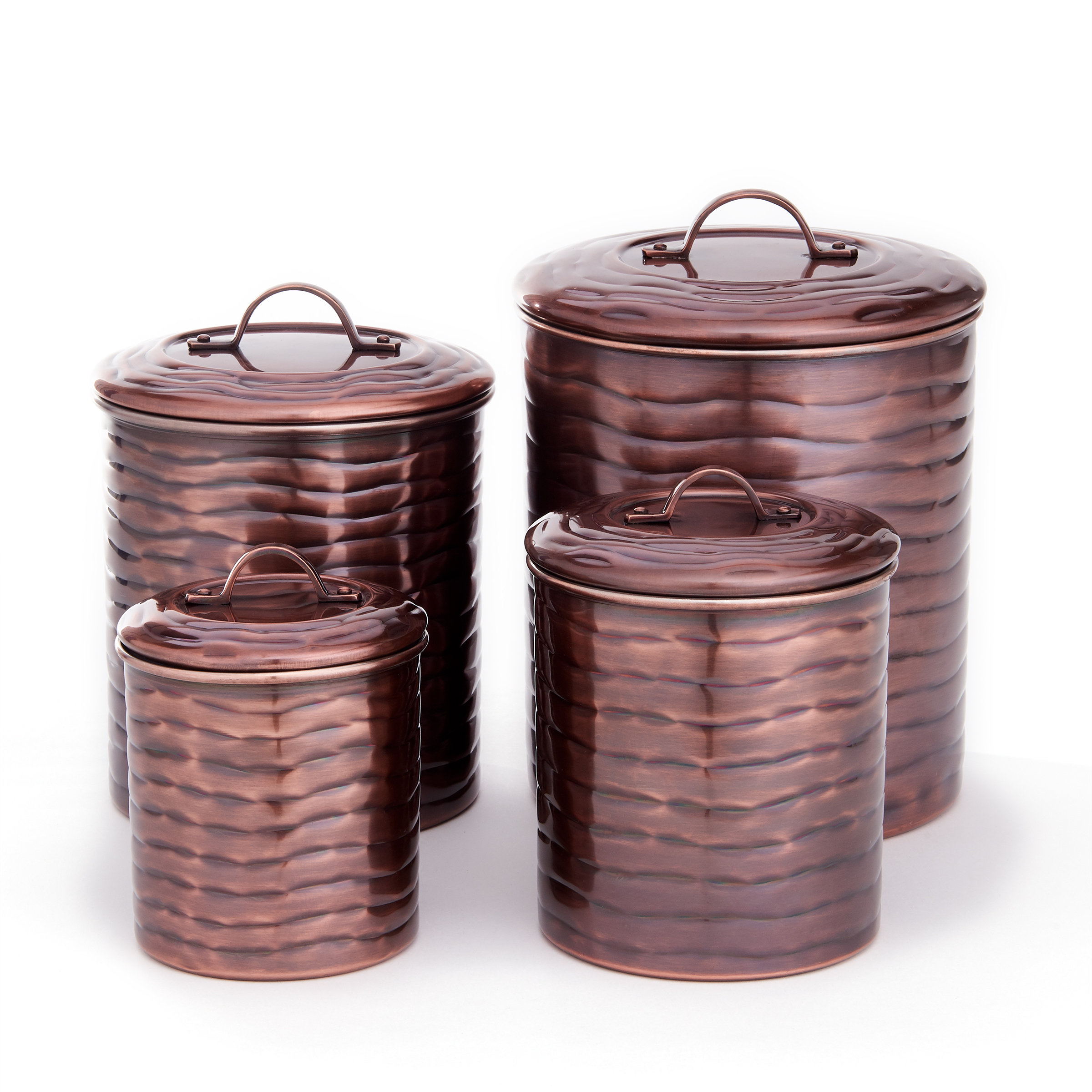 Old Dutch Wave 4 Piece Kitchen Canister Set Reviews Wayfair