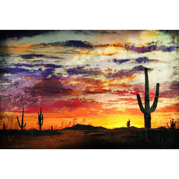 Desert Sunset Wall Art  Wayfair