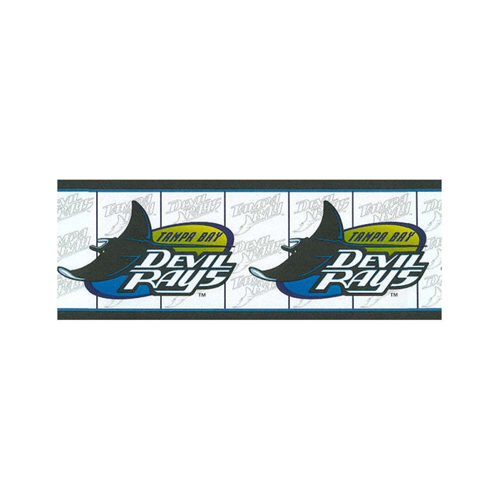 Dream Wall Decor Tampa Bay Devil Rays 15 L X 6 75 W Wallpaper