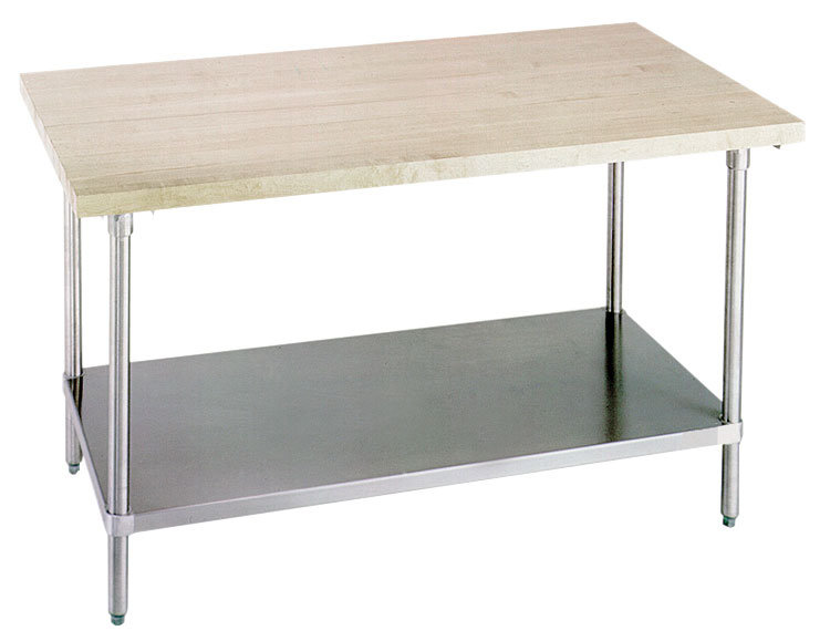 A Line By Advance Tabco Prep Table With Wood Top Wayfair A Line By Advance Tabcoprep Table With Wood Top