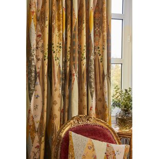 The Chateau by Angel Strawbridge MUSEUM Tape Top Pencil Pleat Lined Curtains