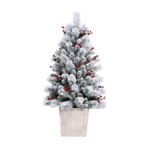 Wayfair Flocked Christmas Trees You Ll Love In 2021