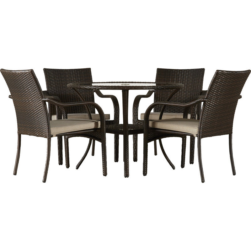 Darden 5 Piece Dining Set With Cushions Reviews Joss Main Darden 5 Piece Dining Set With Cushions