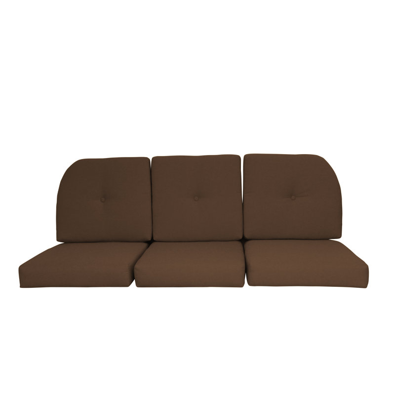 Red Barrel Studio Wicker Indoor Outdoor Sunbrella Sofa Cushion Red Barrel Studio Wicker Indoor Outdoor