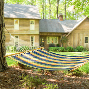 Joey Large Striped Quilted DuraCord Tree Hammock