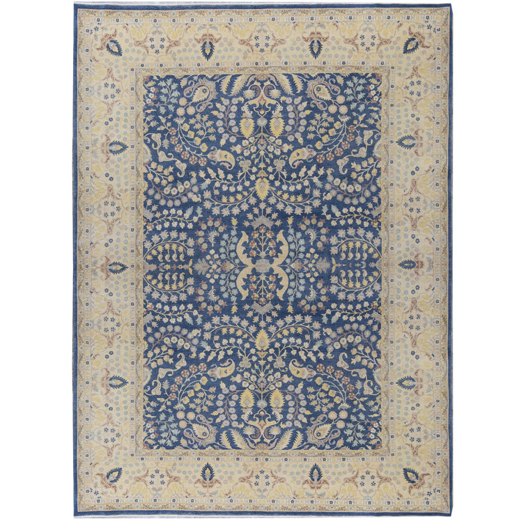 Bokara Rug Co Inc One Of A Kind Pakistan Hand Knotted 8 6 X 11 7 Wool Area Rug In Blue Wayfair Bokara Rug Co Inc One Of A Kind Pakistan Hand Knotted 8 6 X 11 7 Wool Area Rug In Blue Wayfair