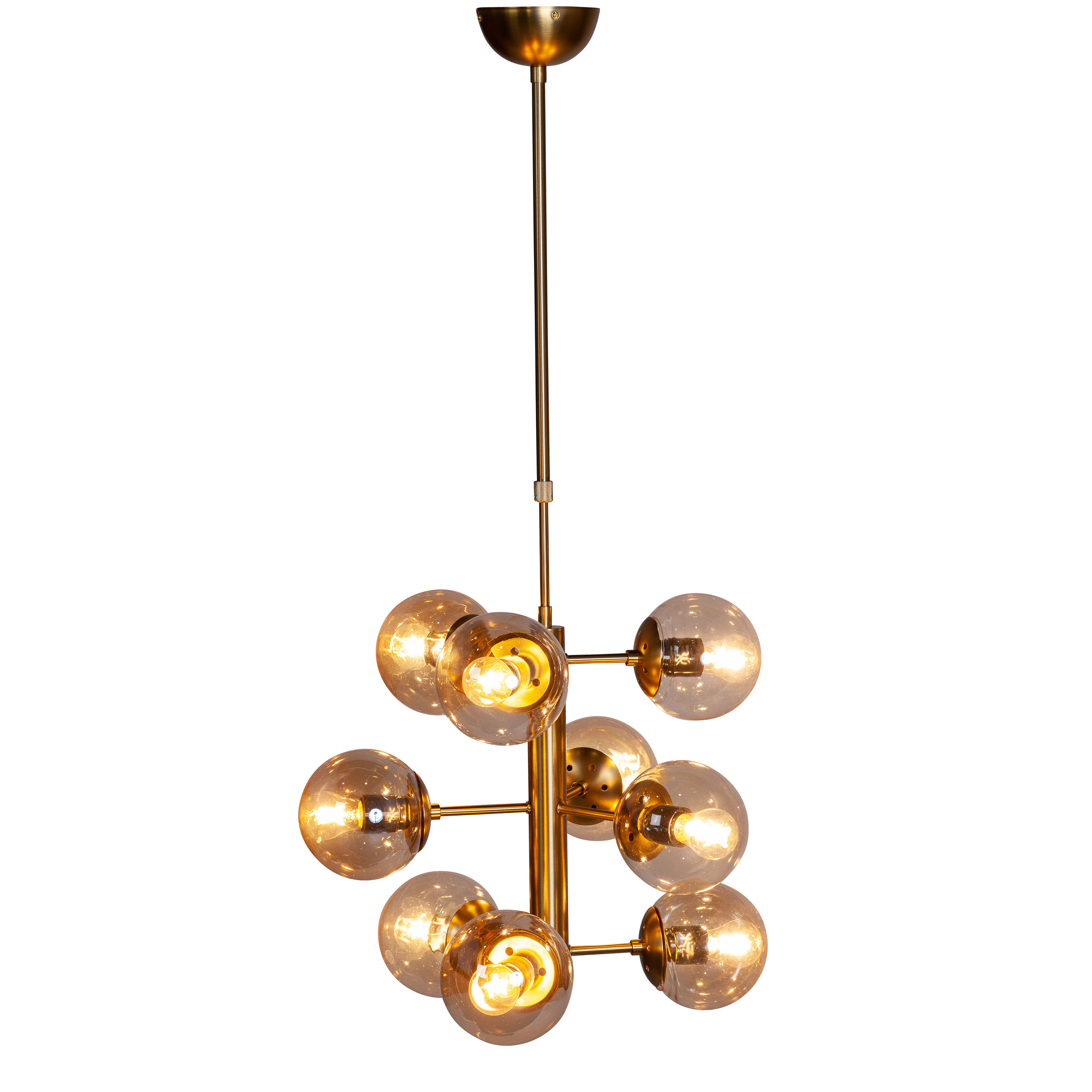 Corrigan Studio Stephon 9 Light Sputnik Modern Linear Chandelier Wayfair