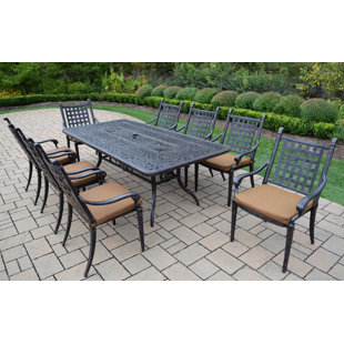 Go to store & view more images Vandyne 9 Piece Patio Dining Set with Cushions by Darby Home Co