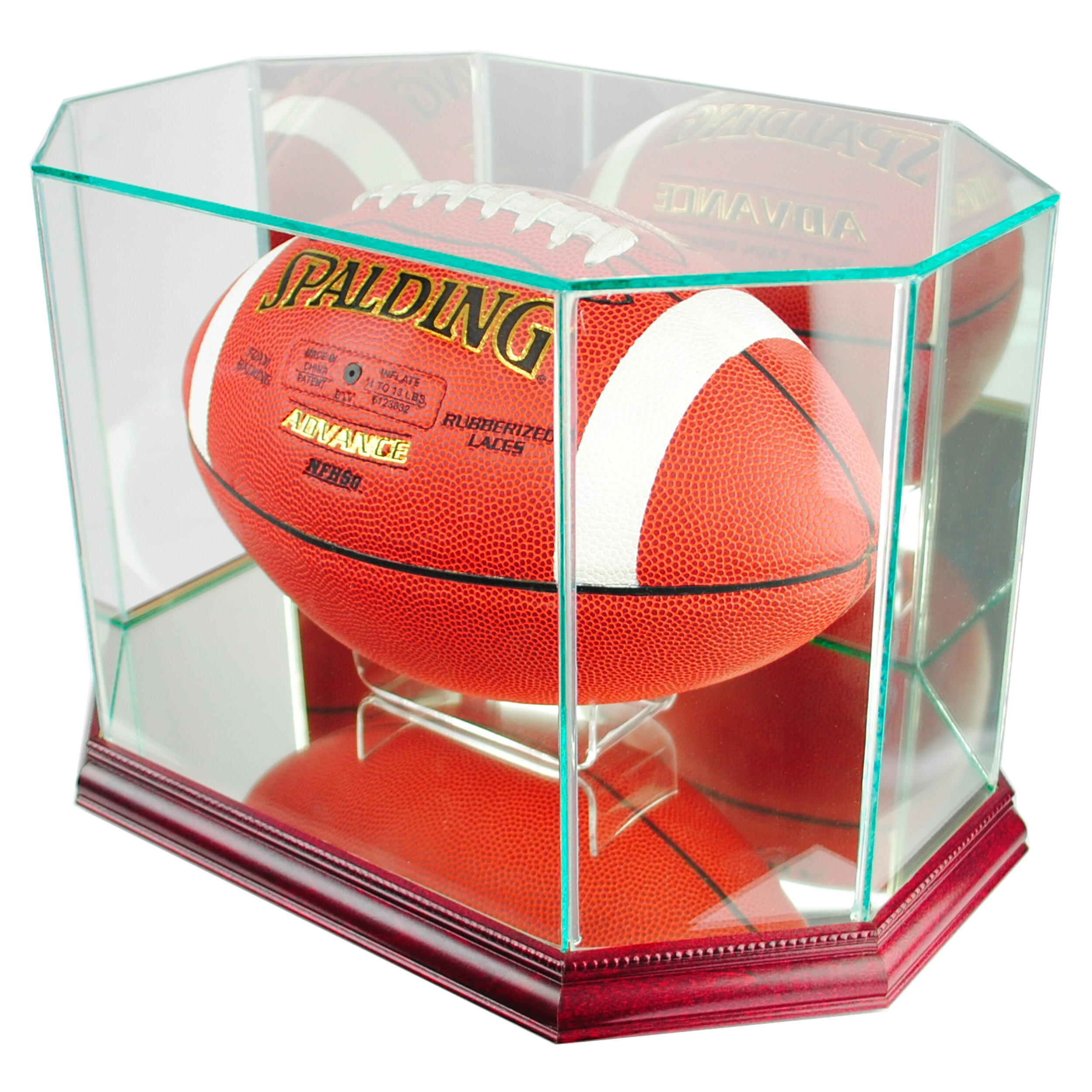 Countertop Display Cases Displayware Football Display Case Stand ...