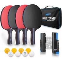 Wall Mount Table Tennis Racket Display Holder Shelf for 4 Paddles and Balls Storage in Game Room WINTECY Ping Pong Paddle Holder Storage Rack Garage Bar Room Office Home 