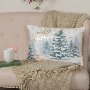 Multicolor Christmas Design Gift Beautiful Pattern Mistletoe Xmas Green Throw Pillow 18x18 YO
