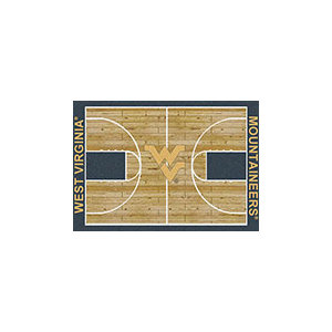 NCAA College Home Court West Virginia Novelty Rug